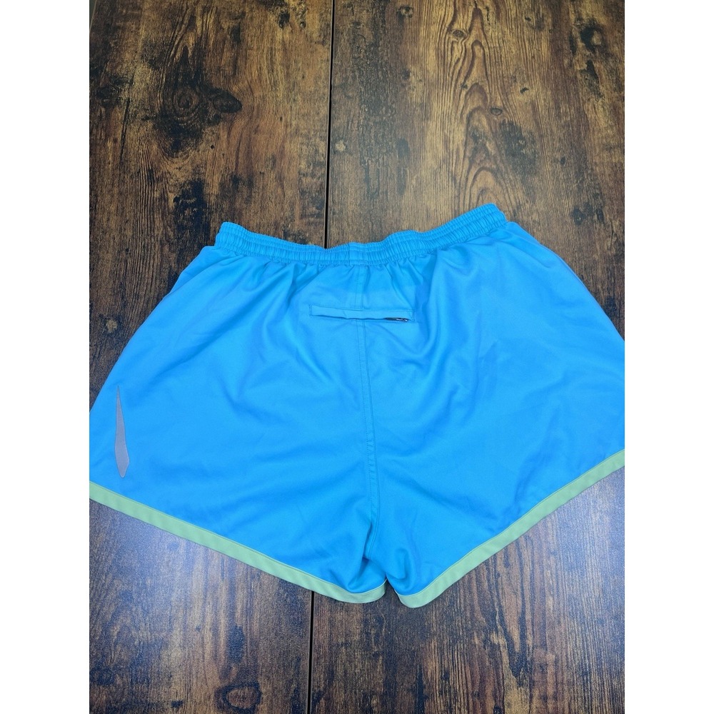 Under Armour Women's Logo Waistband Shorts – Blue/White Size S Back Zip Pocket - Picture 9 of 10